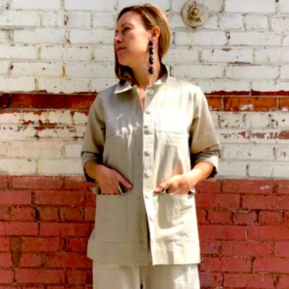 Ilana Kohn Mabel jacket 1x oat